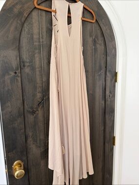 Embroidered Hi Low Tunic Dress